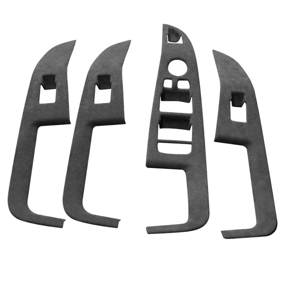 Italy Super Suede Car Window Lifter Switch Control Frame Cover for BMW X5 G05    2022 2023 Trim Flannel