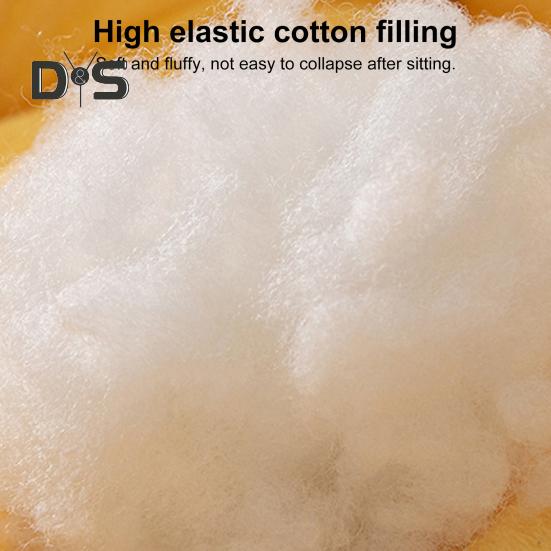 Sedentary Cushion for Office And Home Thickened Ultra Soft Bunny Ear Decor with Back Support Stress-Reducing Non-Slip Rocking Chair Cushion Car