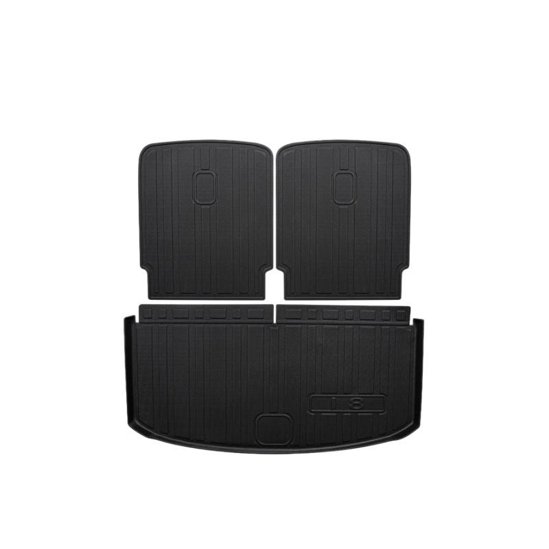 25 Li Auto i8 Trunk Mat: 3D High-Edge, Scratch-Resistant, Dedicated TPE Backrest TPE Eco-friendly Material
