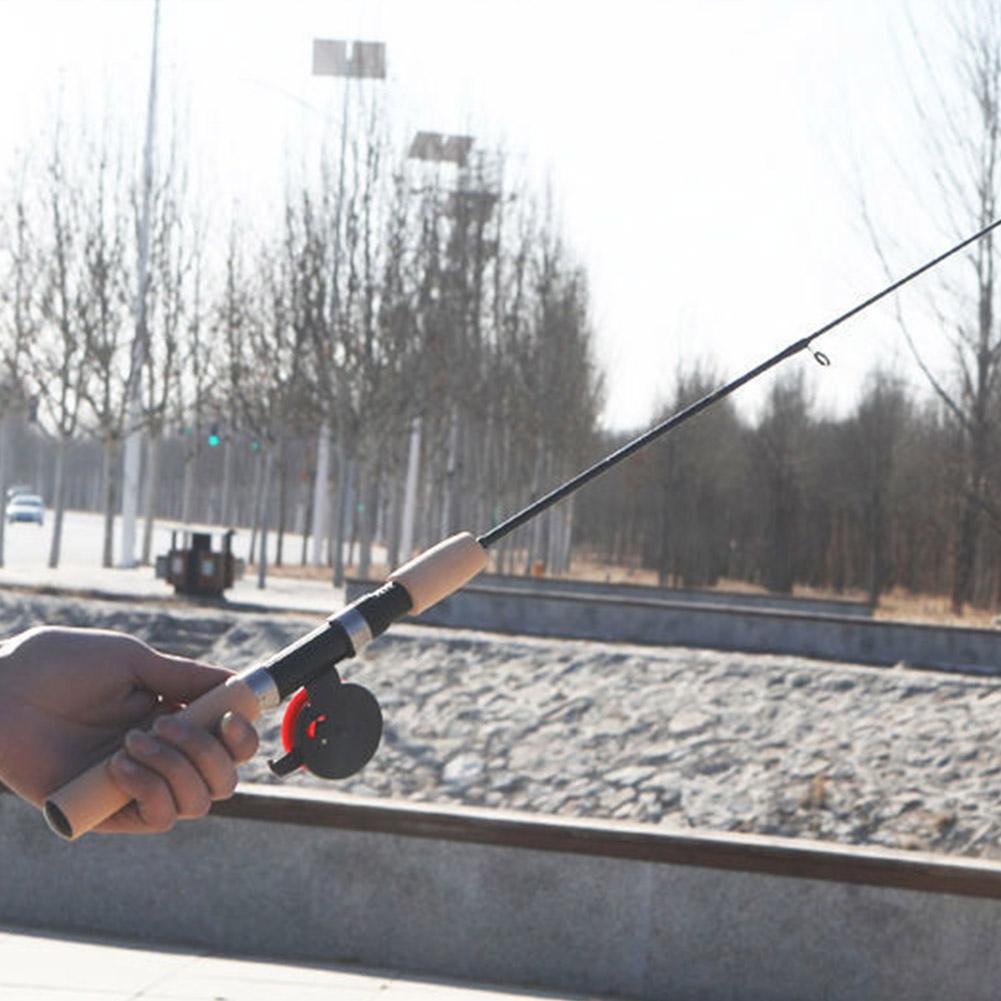 55/65/75cm Ice Fishing Pole Portable Carbon Fish Pole Light Weight River Comfortable Grip Carp Tackle Pesca Fishing Equipment