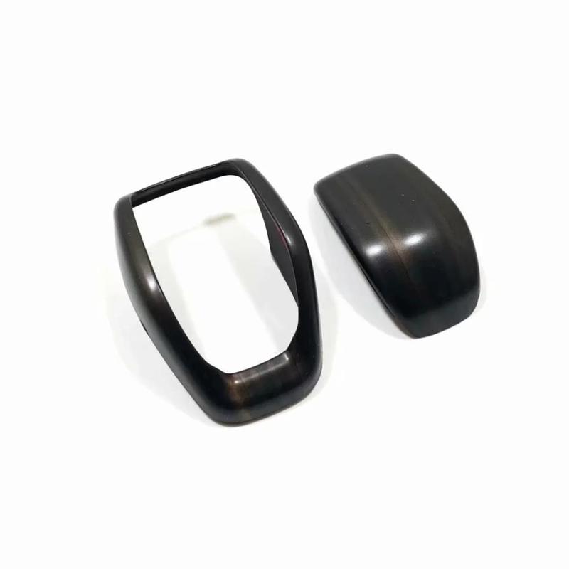 For Toyota Camry 2024 ABS Chrome Carbon Fiber Black Car Gear Shift Head Knob Frame Cover Trims Sticker Car Styling Accessories