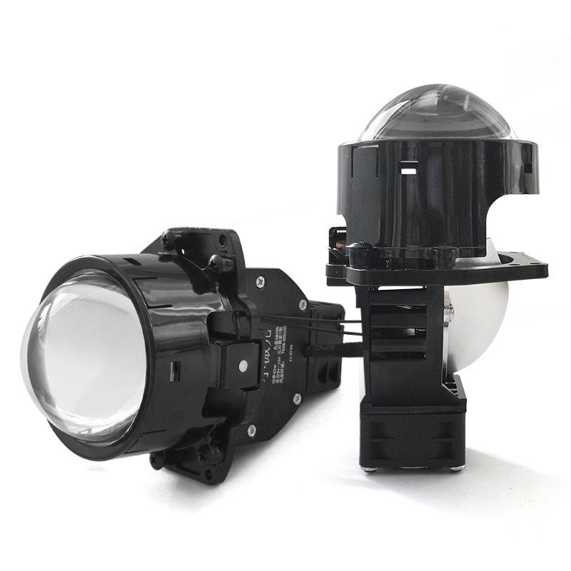 Universal Car LED Bifocal Lens 3-inch High-definition Spotlight Ultra-bright Laser Light Far and Near Integrated Modified Car Lights