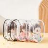 PVC Cotton Doll Display Bag with Keychain Cotton Doll Storage Bag  Doll Accessories