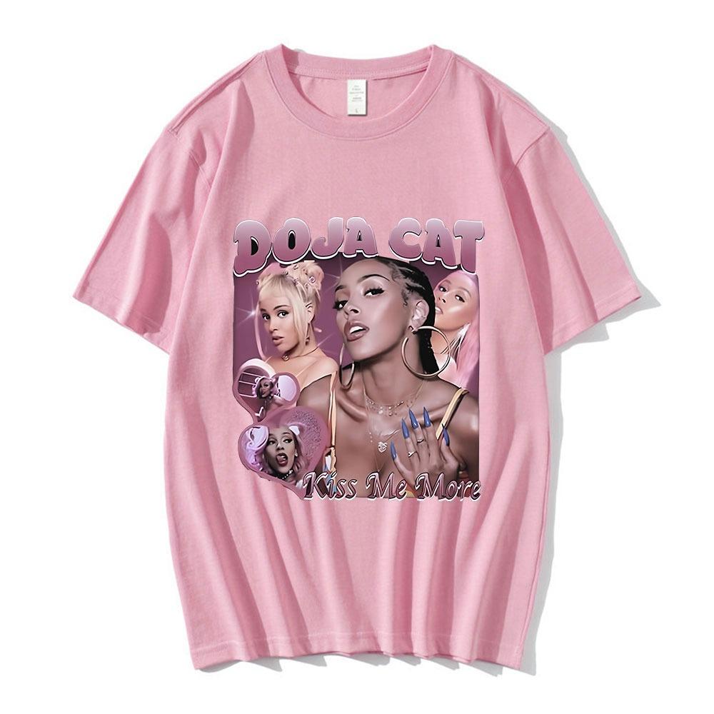 

Doja Cat Kiss Me More Graphic T Shirt Men Women Clothing Fashion Harajuku T-shirt Cotton Casual Short Sleeve T-shirts 3XL