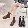 Snow Boots Women's Fashion Versatile Chelsea Winter Short Boots Women's Cotton Shoes