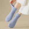 Autumn Winter Non-Slip Coral Floor Socks Carpet Sleep Slippers Indoor Home Short Sock Women Thick Warm Socks