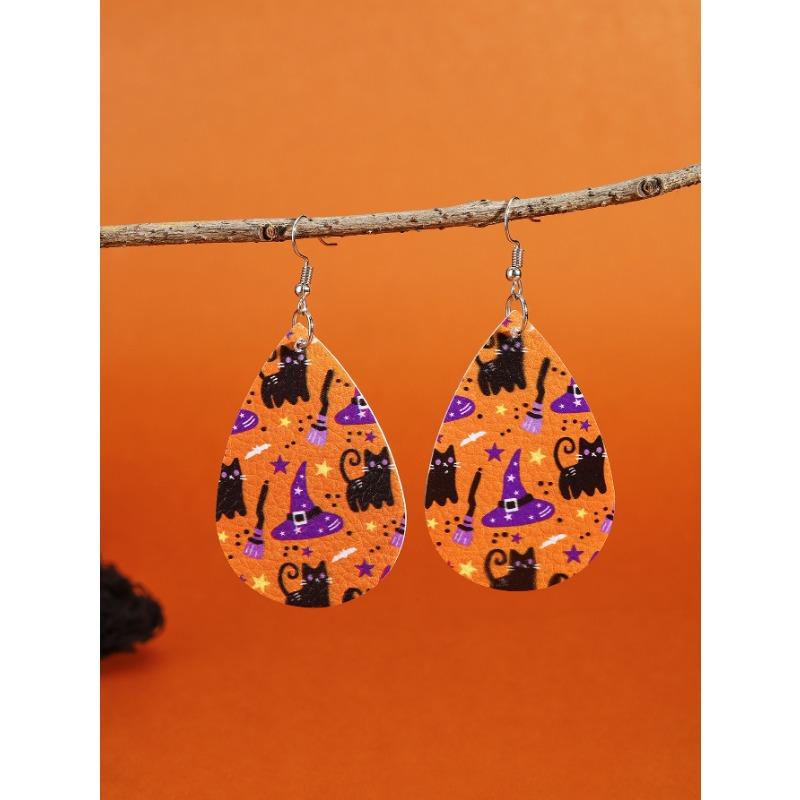 New Halloween Stud Earrings Combination Cartoon Funny Easter Earrings Set