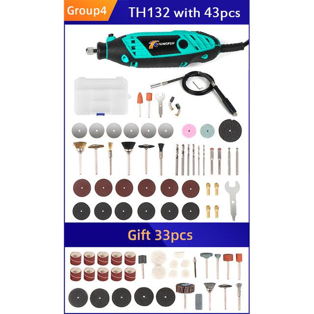 Mini Electric Drill Adjustable Speed Die Grinder Engraving Pen Grinder Electric Rotary Tool Grinding Machine Accessories