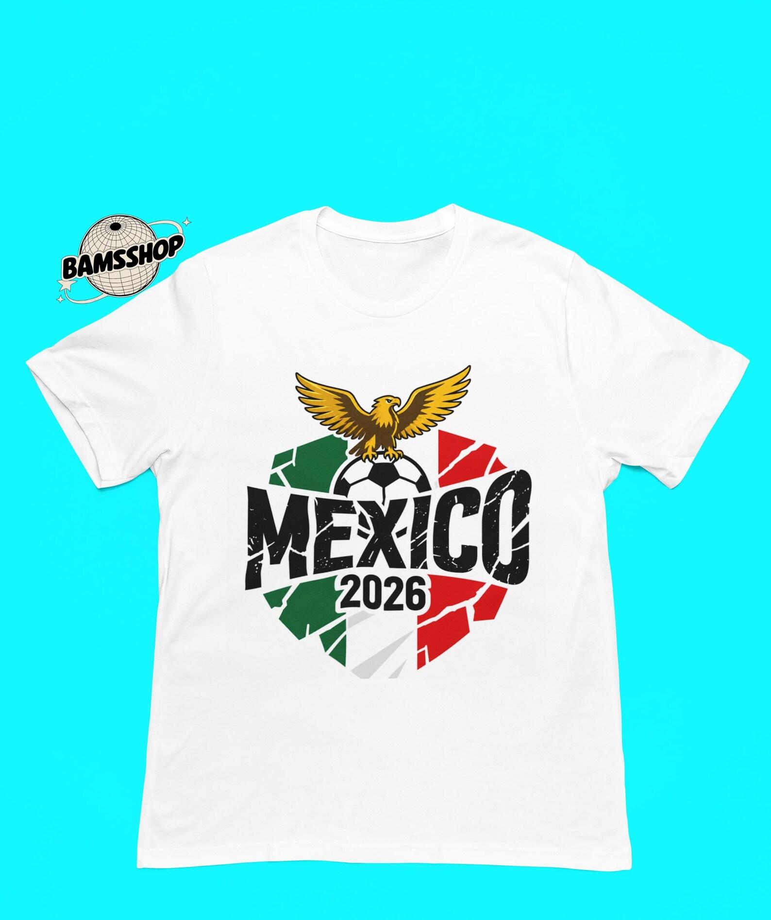 Mexico 2026 Soccer Cup Shirt, Soccer World Tournament T-Shirt, International Game Day Tees, Football, Sport Fan Gift S