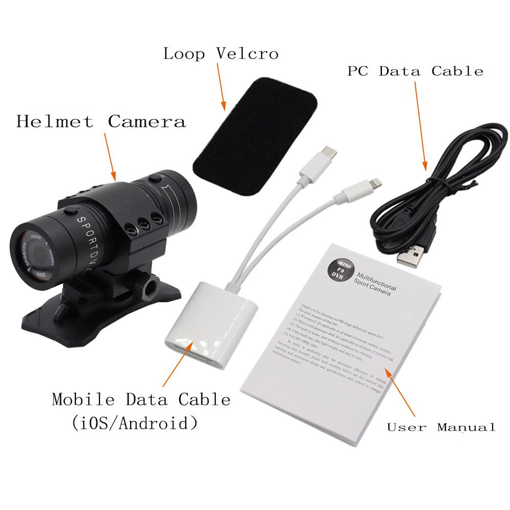 New Tactical 720 1080P Helmet Camera