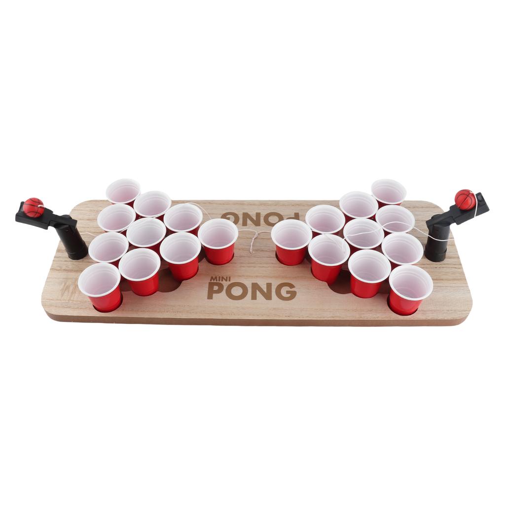 Beer Pong Tisch Set Übung Hand-Auge-Koordination Bälle Trinkspiel für Party Büro Haushalt