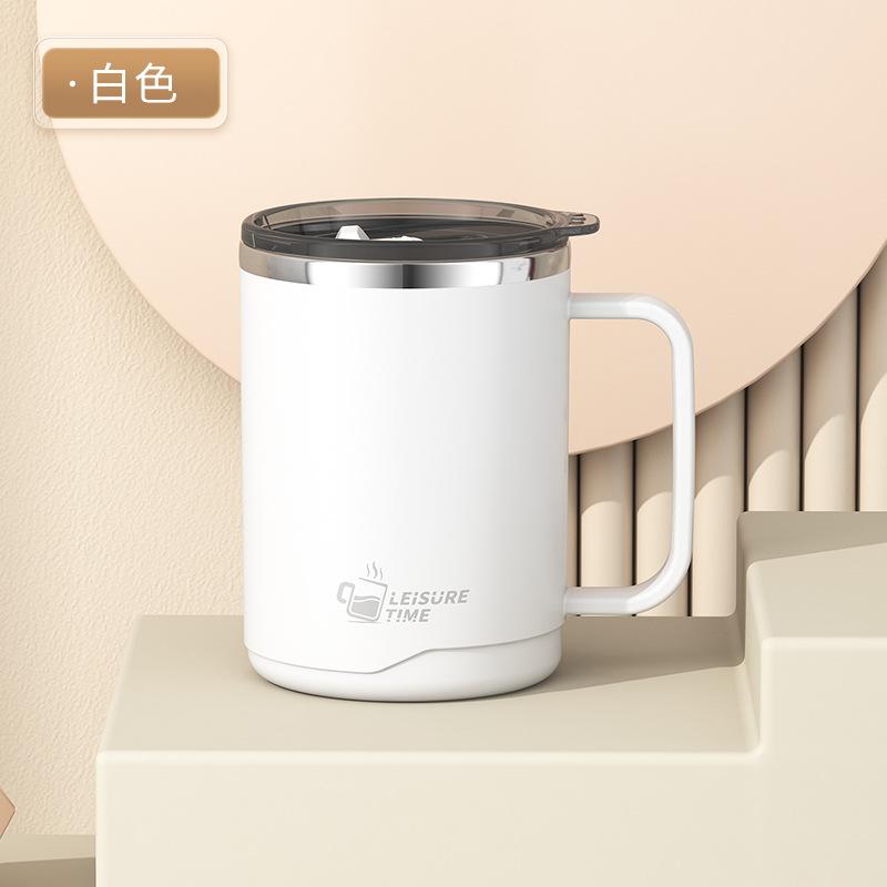 304 Stainless Steel Double-Layer Coffee Cup Milk Mouth Cup Creative Thermal Insulation Teacup Japanese Water Cup Gift