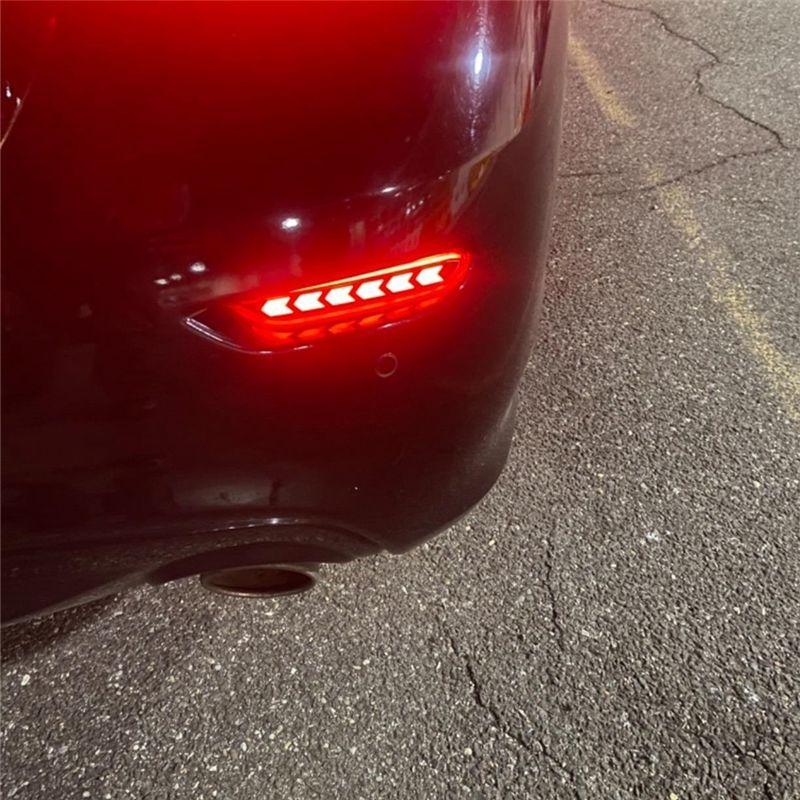 Rear Bumper Reflectors Light For Nissan Altima Sedan Rogue For Infiniti Q50 Q70 Car Accessories-A87Q