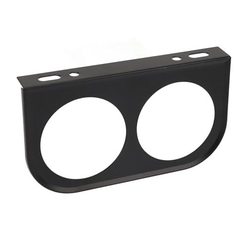 

Панель с 2 отверстиями, 2 дюйма, простая установка, надежные подиумы для приборов на приборную панель для автомобилей (черный) чёрный