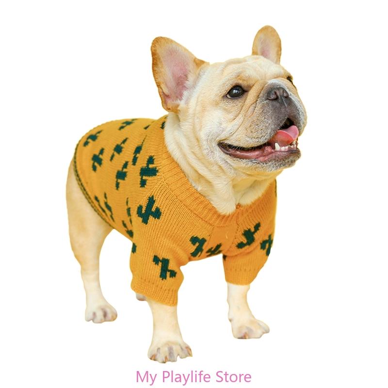 

Dog Christmas Sweater Winter Warm Dog Clothes for Small Dog Round Neck Windproof Pet Clothing Kitten Cat Sweater Pet Supplies XL