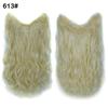 Clip In Hair Extension One Piece With 4 Clips V-Shap 50cm Long Wavy Curly Synthetic Hairpiece For Women Black Brown