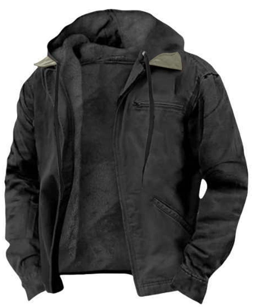 2026 Herren Retro Winter Arbeitsjacke für Outdoor Wandern und Freizeit