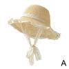 Women's Beach Hat Straw Summer Lace Sun Hat Fashion Breathable Hat Vacation Comfortable Fresh F L7U7