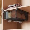Wardrobe Hanging Shelf: No-Drill Wall-Mounted Storage Rack for Cabinet or Underwear Organization