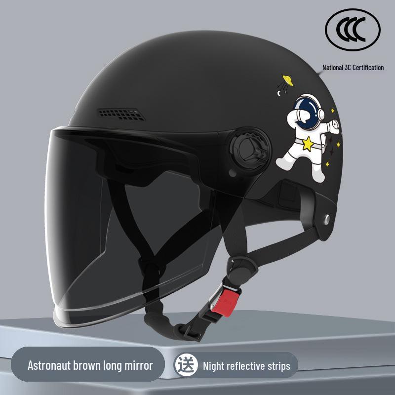 Universal Electric Motorcycle Helmet: Sun Protection, All-Season Safety for Men & Women