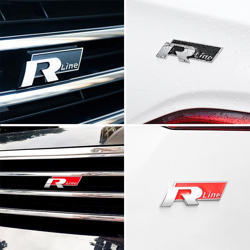 New 3D Metal Sport Sticker Badge Body Sticker For VW Golf GTI Tiguan Touareg Beetle R Rline Polo CC Passat R36 Scirocco Amarok RK5