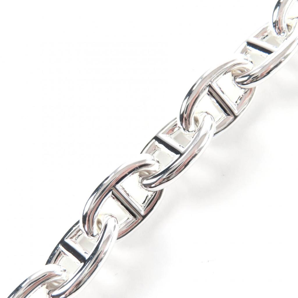 Excellent HERMES bracelet Chene Dunkle MM 13 frames Silver AG925 Women Used