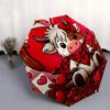 1pc Valentine's Day Cow Heart Umbrella with Plastic Handle,Suitable for All Seasons Home Travel Outdoor UmbrellaDD292
