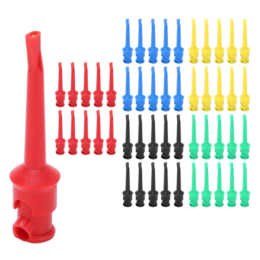 Multimeter Test Hook Clip J.30007 30Vac-60Vdc 10A Test Hook Insulation for Routine Circuit Testing for Voltage Testing