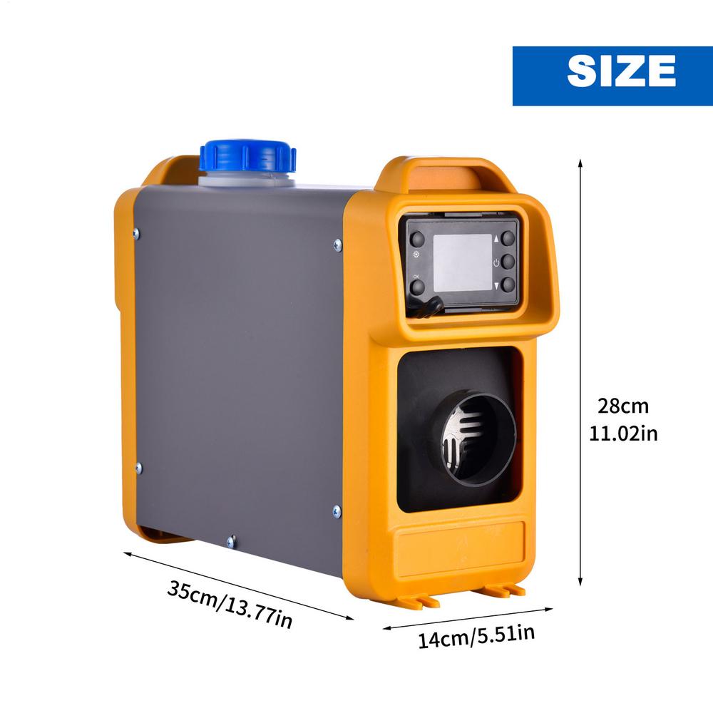 

Вспомогательный воздушный стояночный обогреватель 8 кВт/2 кВт с дистанционным управлением, воздушный обогреватель, дизельный автомобильный обогреватель с ЖК-дисплеем для кемперов, фургонов, грузовиков, лодок