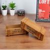 Retro Garden Plant Pot Vintage Wooden Storage Box for Sundries Stationery Pen Box Succulents Flower Pots Balcony Home Decoration