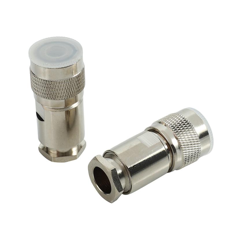 Fresh 12 Pcs N Type Male Clamp RG8 LMR400 RG165 RG213 7D-FB RF Coaxial Connector
