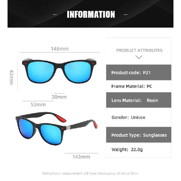 1/2PCS Fashionable And Classic Square Car Sunglasses Anti Glare Goggles Travel Fishing And Cycling Glasses 4195