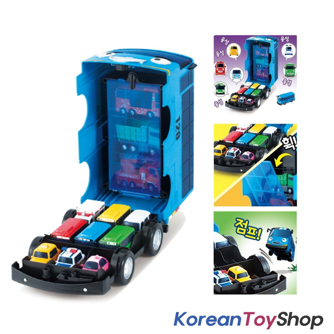 Игрушка-переноска для хранения мини-автомобиля Little Bus TAYO для 2-дюймового Mini Tayo — фото 3