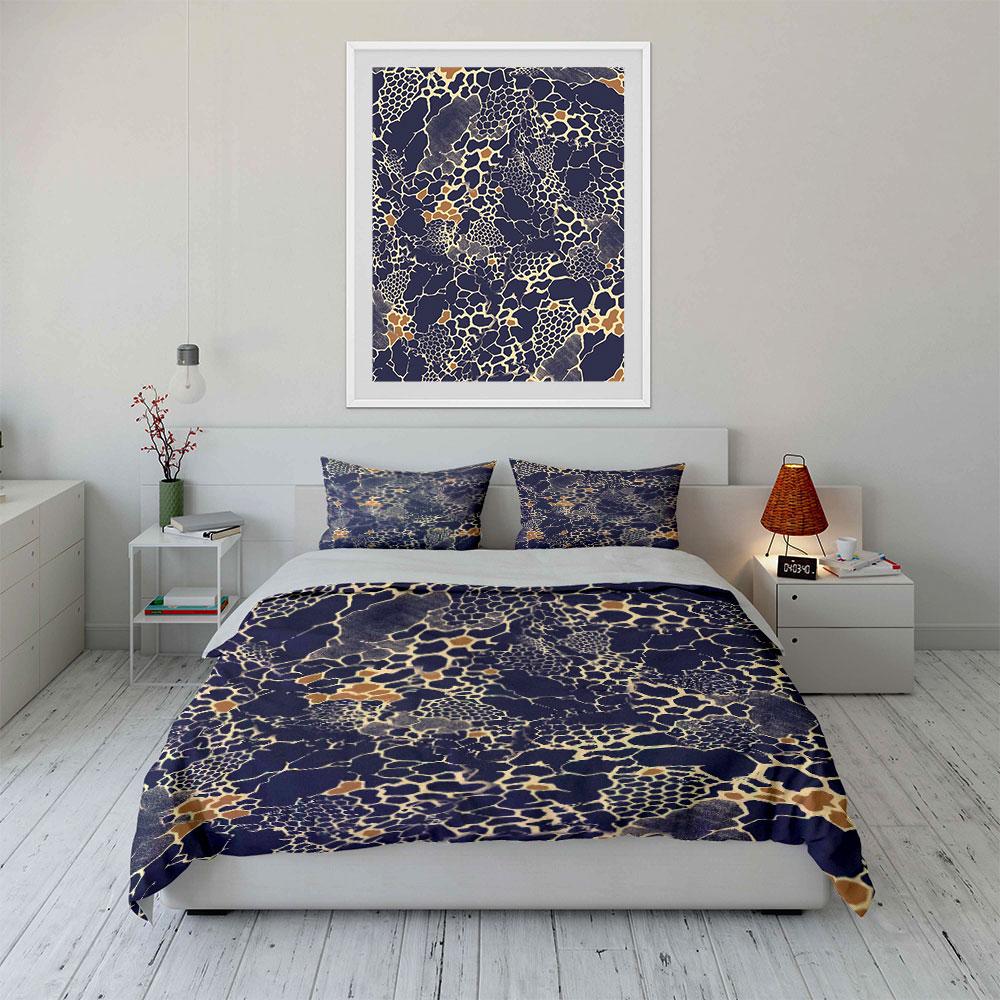 Abstract Giraffe-like Spots. Bedding Sets Duvet Cover Sets Duvet Covers Pillowcases(1 * Duvet Cover 2 * Pillowcases Without Duvet Insert)