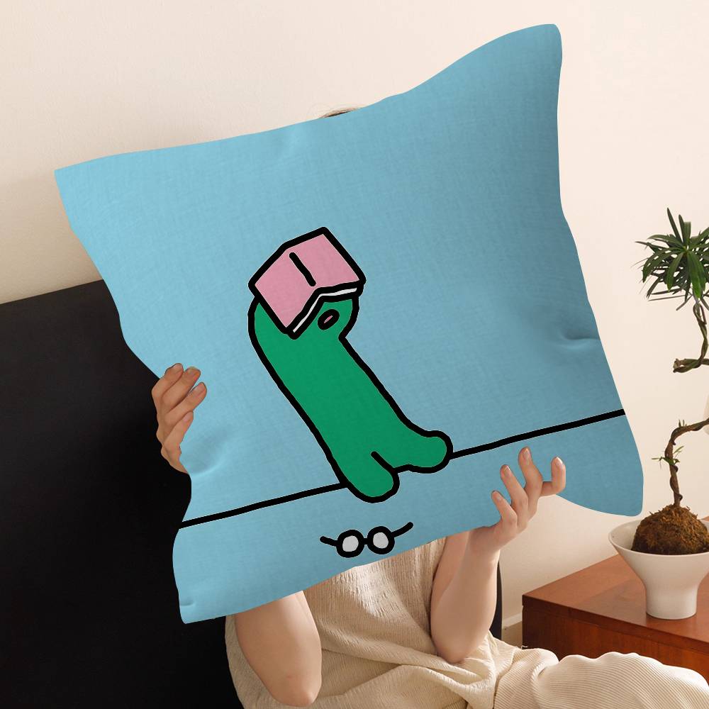 Cartoon J-Joguman Pillow Gift Home Office Decoration Bedroom Sofa Car Cushion Cover Case 45X45