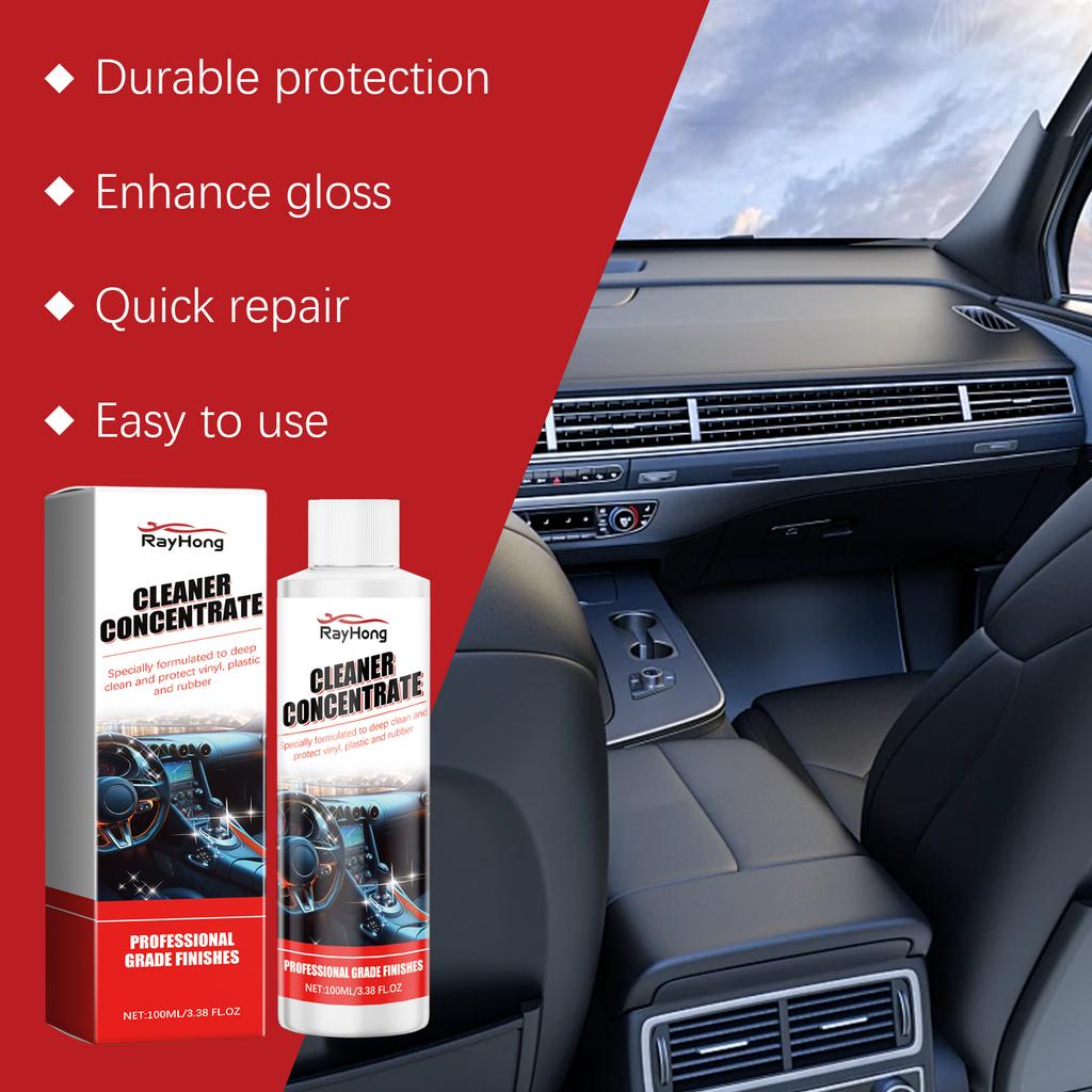 100ml Car Interior Plastic Restorer Auto Detailing Polish And Repair Coating Renovator Quickly Restore Black Gloss Care Agent