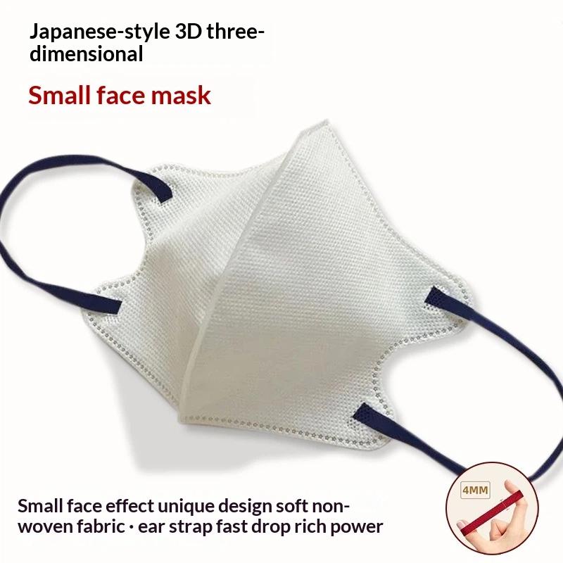 100Pcs Face Masks Japanese Style 3D Face Mask Adult Disposable Breathable Masks