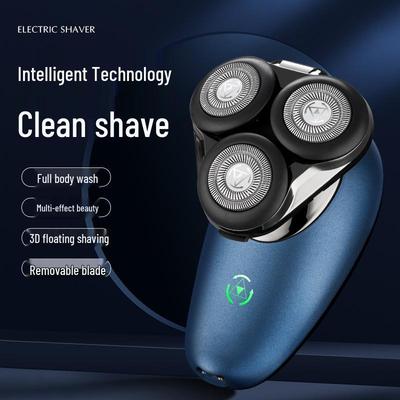 2025 Triple-Head USB Rechargeable Washable Shaver with Flip-Top & Large Capacity Battery
