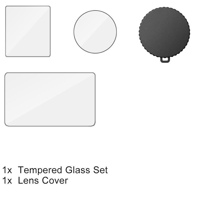 For DJI Osmo Action 5 Pro 4 3 Screen Protector Tempered Glass Film Lens Cover Cap Bag Case for DJI Action 4 5Pro Accessories