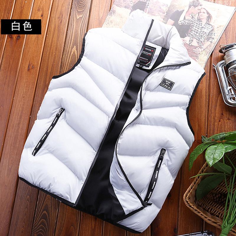 Men's Feather Rong Cotton Vest Men's Warm Vest Men's Casual Couple Vest Jacket Direct Supply