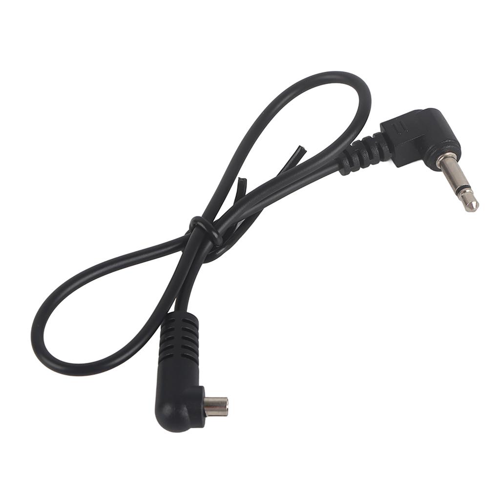 3.5mm Jack Plug Flash Sync Cable Cord with Screw Lock to Male Flash PC
