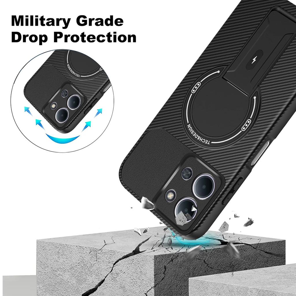 Carbon Fiber Texture Case for Xiaomi 15T Pro 5G Xiaomi15t Mi15t Protective Cover for Xiaomi 15T Shockproof Phone Cover