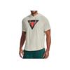 Under Armour Bull Print Hooded Short Sleeve T-shirt Men Tops White 1378019-130