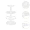 Bracelet Holder Jewelry Display Stand Plastic Disc Key Chain Hanger Rotating Earring Holder  Women