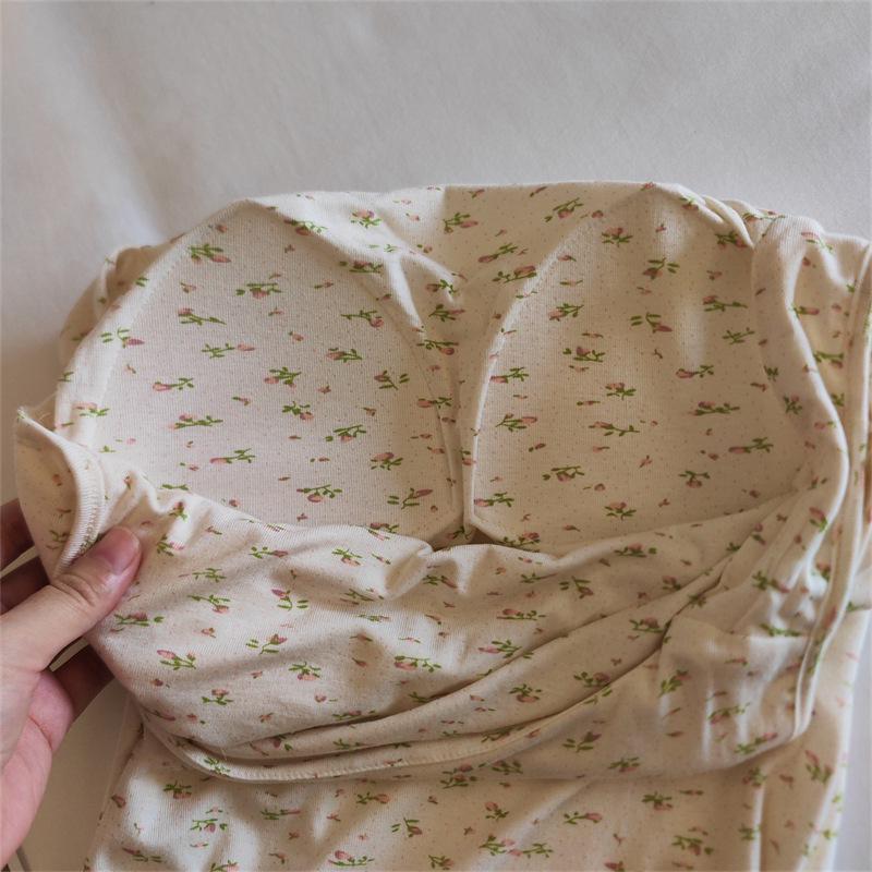 Camisola de Dormir Feminina da Moda para E-commerce Transfronteiriço com Bojos