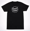 Funeral For A Friend Rawhide T-Shirt Black Script Circle Logo Emo Post-Hardcore
