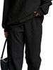 Fall Winter Women's Clothing New Style Ribbed Mesh Long Pants Casual Two Piece Set Outfit for Women