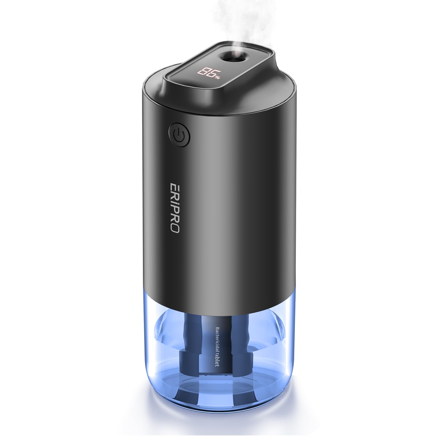 

Small Tabletop Humidifier Steel Plate Digital Remaining Level Display Powerful Ultrasonic USB Rechargeable Cordless 2600mah Large Aroma Air Car 7