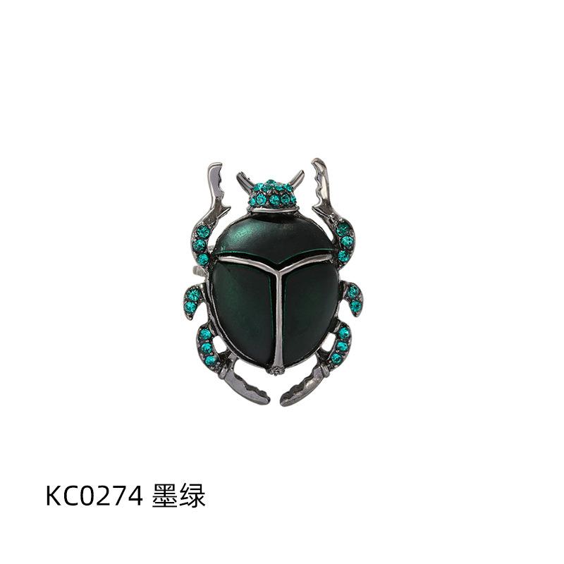 New Imitation Enamel Beetle Brooch Fashionable and Versatile Men's Suit Coat Corsage Pin Accessories
