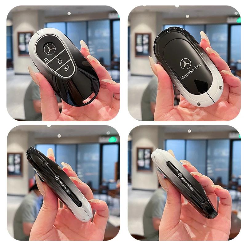 PZQ2 Zinc Alloy Car Key Cover for Mercedes-Benz A-Class Remote Control Cover Mercedes-Benz A180 A200 Key Cover Accessories
